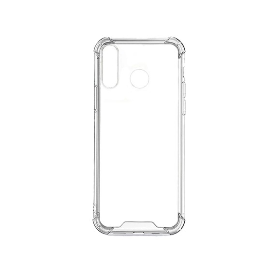 Capa de Silicone com Cantos Dura para Huawei P30 Lite Transparente